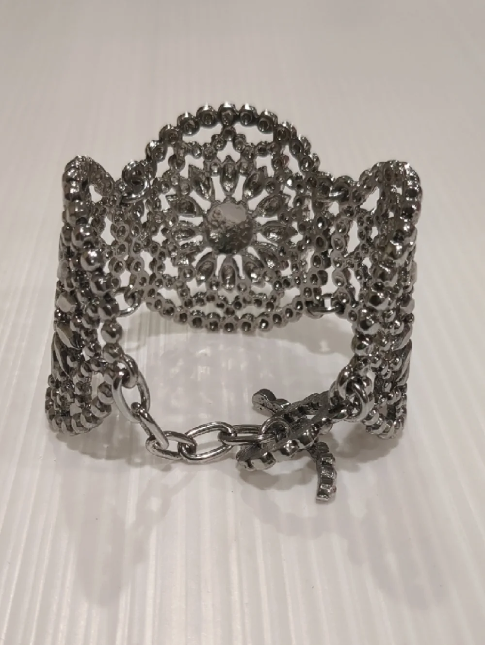 Filigree Cuff Bracelet - Statement Jewelry